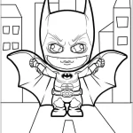 coloriage Batman à imprimer gratuitement