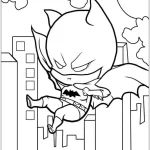 coloriage Batman gratuit pour enfants