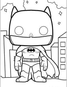 coloriage Batman à imprimer pdf gratuit