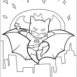 coloriage Batman et decoupage