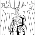 coloriage Batman à imprimer pour enfant de 3 ans
