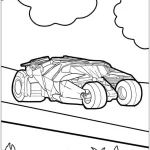coloriage Batman pour enfant de 5 ans