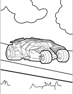 coloriage Batman pour enfant de 5 ans