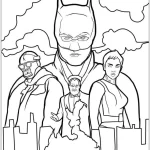 coloriage Batman pour enfant de 3 ans