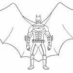 coloriage Batman pour enfants à imprimer