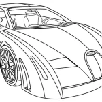 coloriage Bugatti à imprimer pdf
