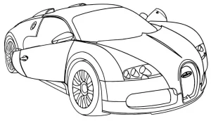 coloriage Bugatti en ligne