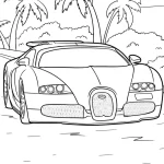 coloriage Bugatti à imprimer gratuit