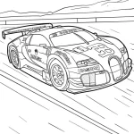 coloriage Bugatti en ligne