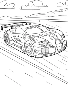 coloriage Bugatti en ligne