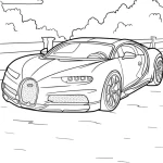 coloriage Bugatti et dessins