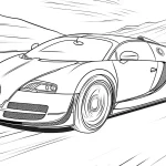 coloriage Bugatti et dessins