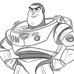 imprimer coloriage Buzz l’éclair