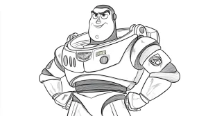 imprimer coloriage Buzz l’éclair