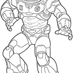 coloriage Buzz l’éclair à imprimer a4