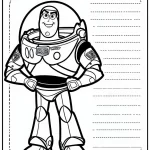 image pour coloriage Buzz l’éclair enfant
