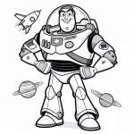 coloriage Buzz l’éclair pour enfants