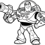imprimer coloriage Buzz l’éclair