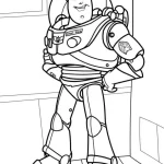 coloriage Buzz l’éclair pour enfant de 8 ans