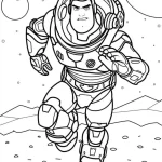 coloriage Buzz l’éclair en ligne pour enfant