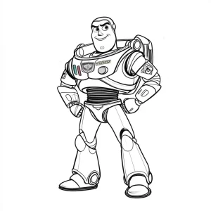 coloriage Buzz l’éclair a dessiner et imprimer