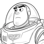 coloriage Buzz l’éclair gratuit