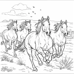 coloriage Cheval d