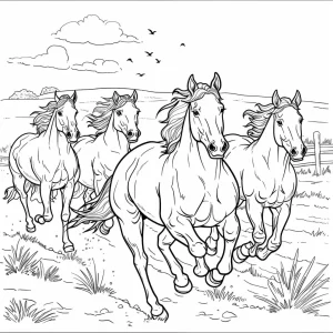 coloriage Cheval d