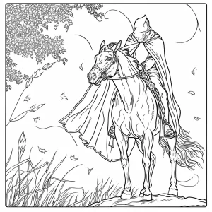 coloriage Cheval et dessin a imprimer