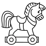 coloriage Chevaux à imprimer