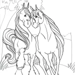 coloriage Chevaux gratuit