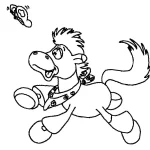 coloriage Chevaux a dessiner en ligne