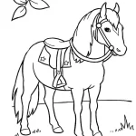 coloriage Chevaux pour enfants