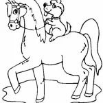coloriage Chevaux d