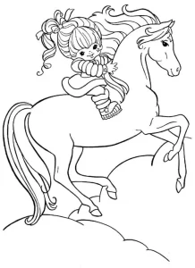 coloriage Chevaux pour enfant de 10 ans