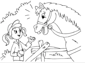 coloriage Chevaux gratuit