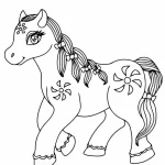 coloriage Chevaux à imprimer pour enfants