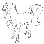 coloriage Chevaux gratuit a imprimer