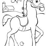 coloriage Chevaux à imprimer gratuitement pdf
