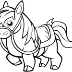 a imprimer coloriage Chevaux gratuit