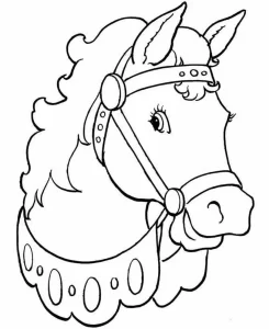 coloriage Chevaux à imprimer pdf gratuit