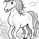 coloriage Chevaux pour enfant de 10 ans