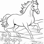 coloriage Chevaux gratuit a imprimer
