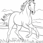 coloriage Chevaux gratuit en ligne