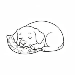 coloriage Chien à imprimer pdf