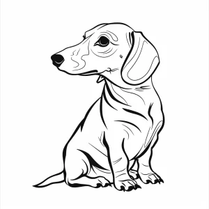 coloriage Chien a dessiner en ligne