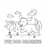 coloriage Chien à imprimer gratuit