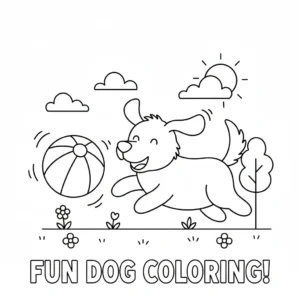 coloriage Chien à imprimer gratuit