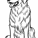 coloriage Chien à imprimer pour enfant de 10 ans