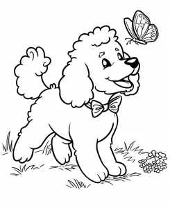 coloriage Chien gratuit à imprimer